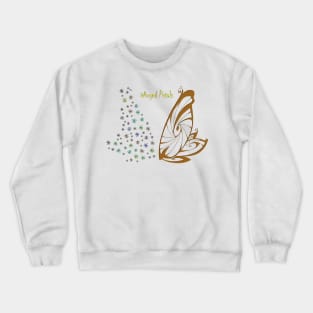 Wings Pital Best Gift For Style Life Butterfly Flowers Crewneck Sweatshirt